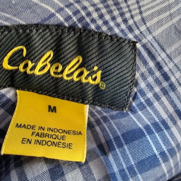 CABELA'S Short Sleeve Button up Size M - Picture 5 of 6